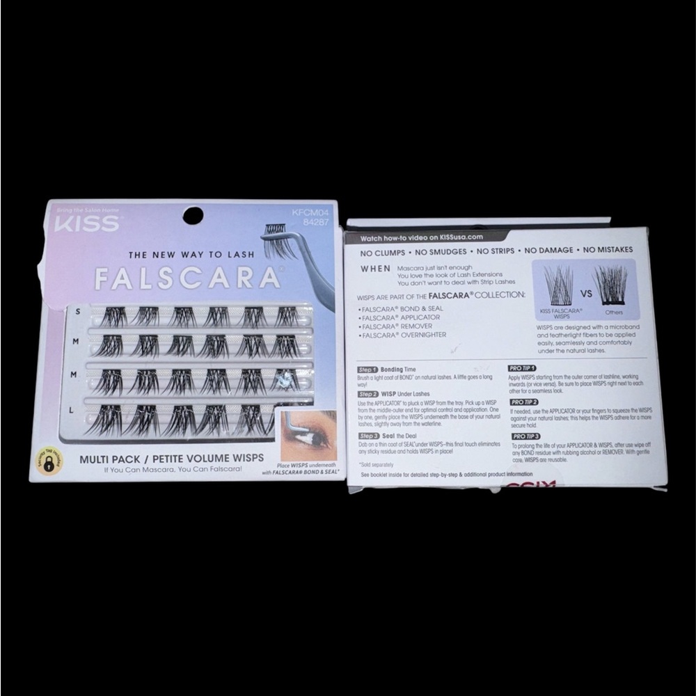 Kiss Falscara Lashes - Multi Pack Petite Volume Wisps